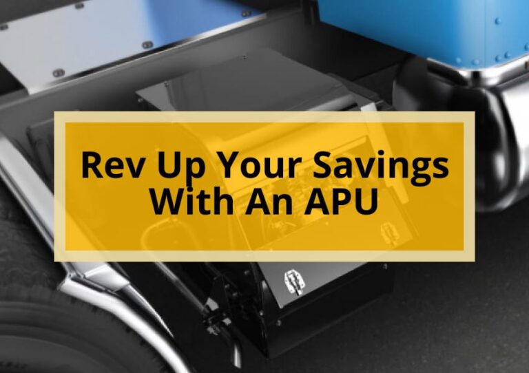 Rev Up Your Savings With An APU