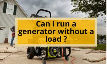 Can I Run a Generator Without a Load?