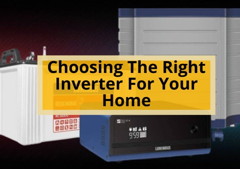 Choosing The Right Inverter For Your Home