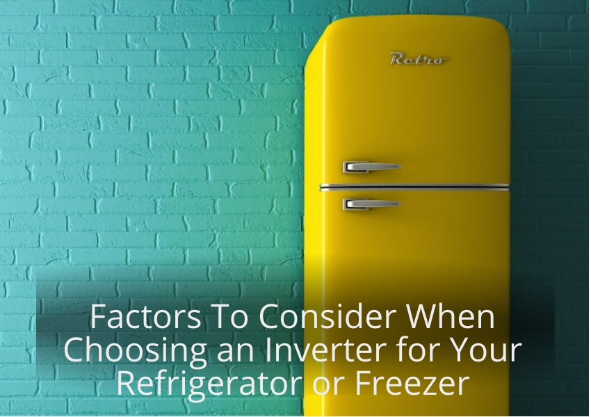 Can A Power Inverter Run a Refrigerator or Freezer
