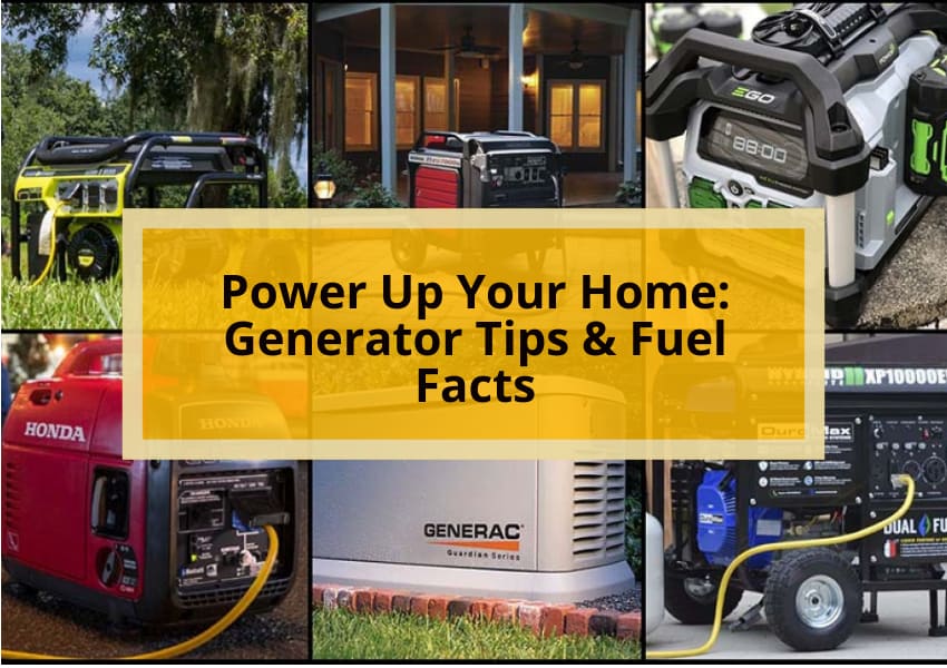 Power Up Your Home: Generator Tips & Fuel Facts