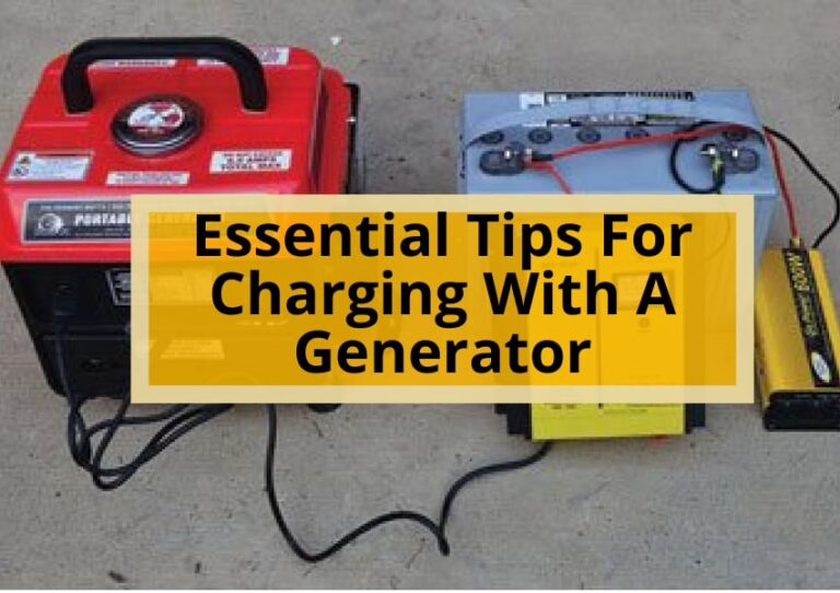 Power Up Your Rv Battery: Essential Tips For Charging With A Generator