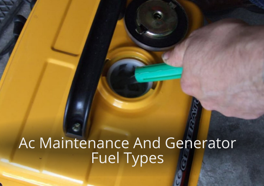 Ac Maintenance And Generator Fuel Types