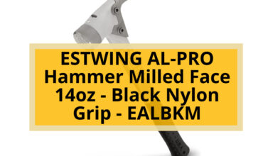 ESTWING AL-PRO Hammer Milled Face 14oz – Black Nylon Grip – EALBKM – Review