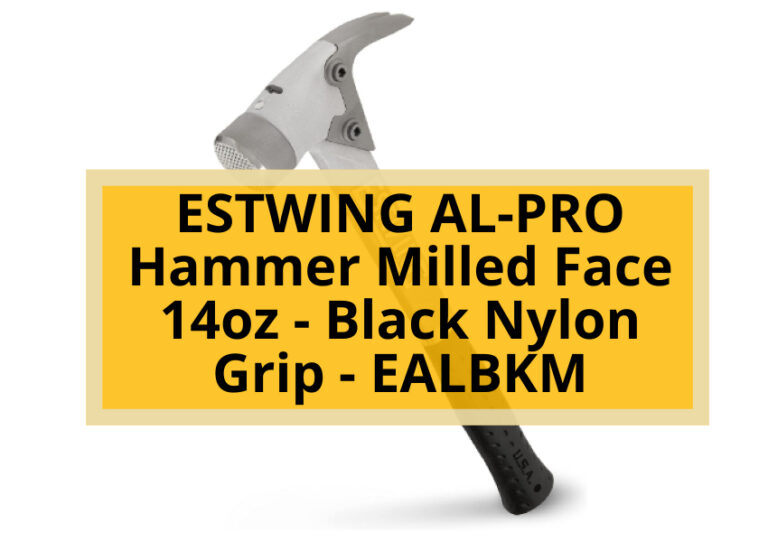 ESTWING AL-PRO Hammer Milled Face 14oz - Black Nylon Grip - EALBKM