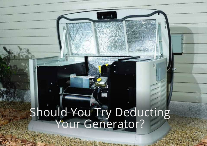 Should You Try Deducting Your Generator
